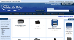 Desktop Screenshot of carimbossaomateus.com.br